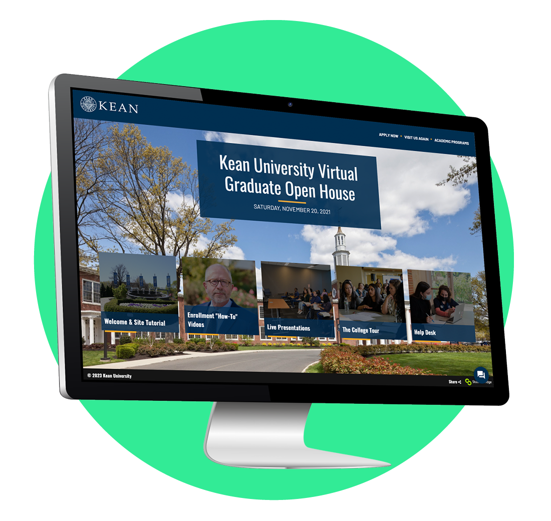 Virtual Event Platform for Colleges | design